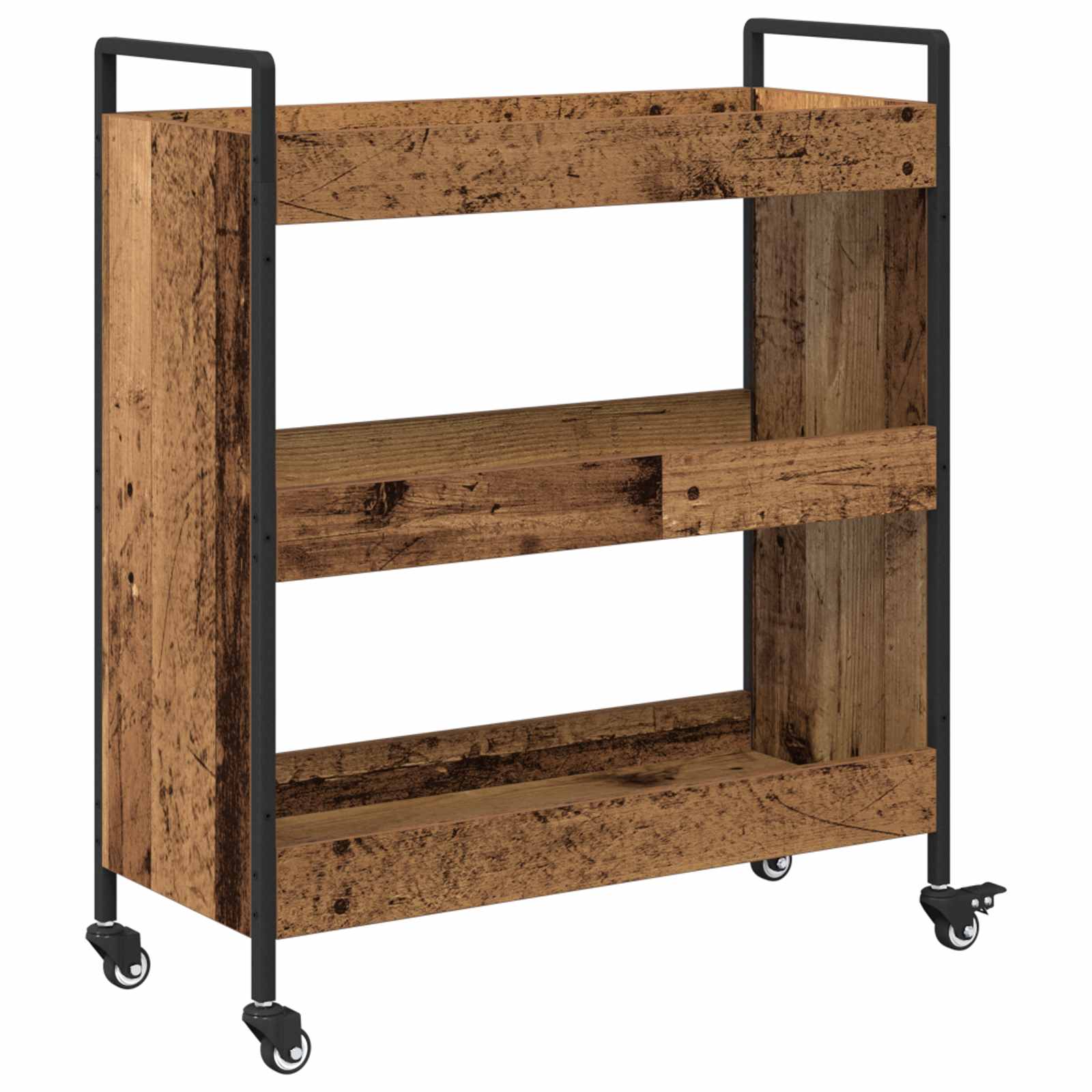 Kuhinjski kolica Staro drvo 70 x 30 x 82 cm Konstruirano drvo