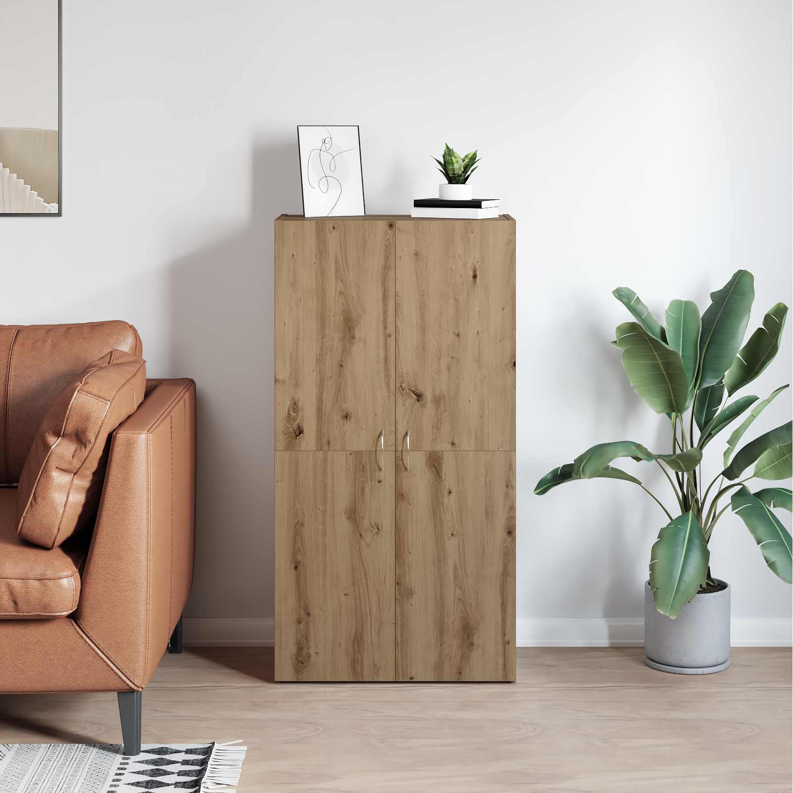 Uredski ormar Staro drvo 60 x 32 x 115 cm Konstruirano drvo