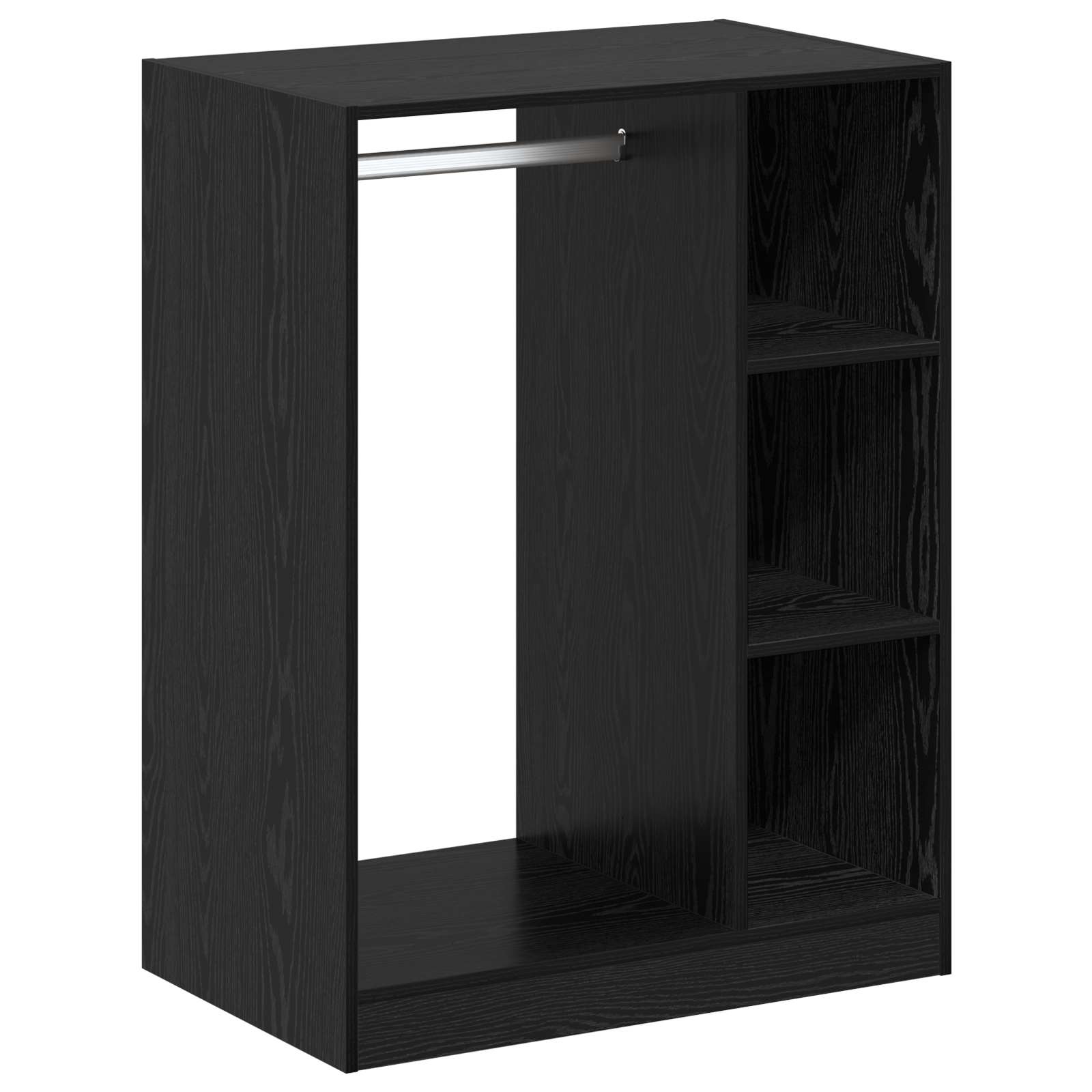 Ormarić s policom s pohranom Crni hrast 77 x 48 x 102 cm