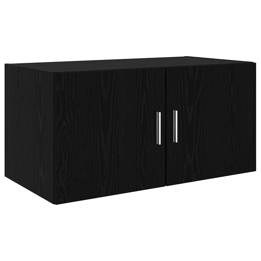 Ormar za Zid Crni hrast 80 x 42.5 x 40 cm Konstruirano drvo