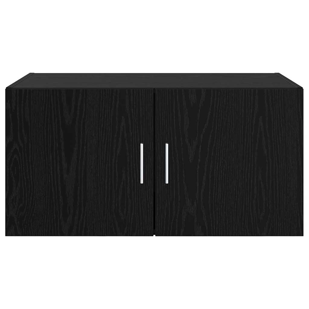 Ormar za Zid Crni hrast 80 x 42.5 x 40 cm Konstruirano drvo