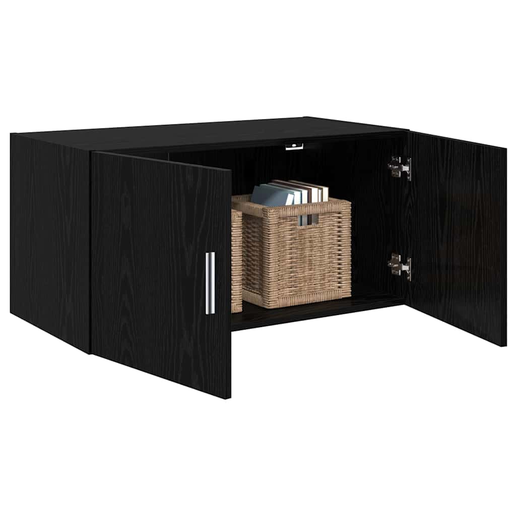 Ormar za Zid Crni hrast 80 x 42.5 x 40 cm Konstruirano drvo