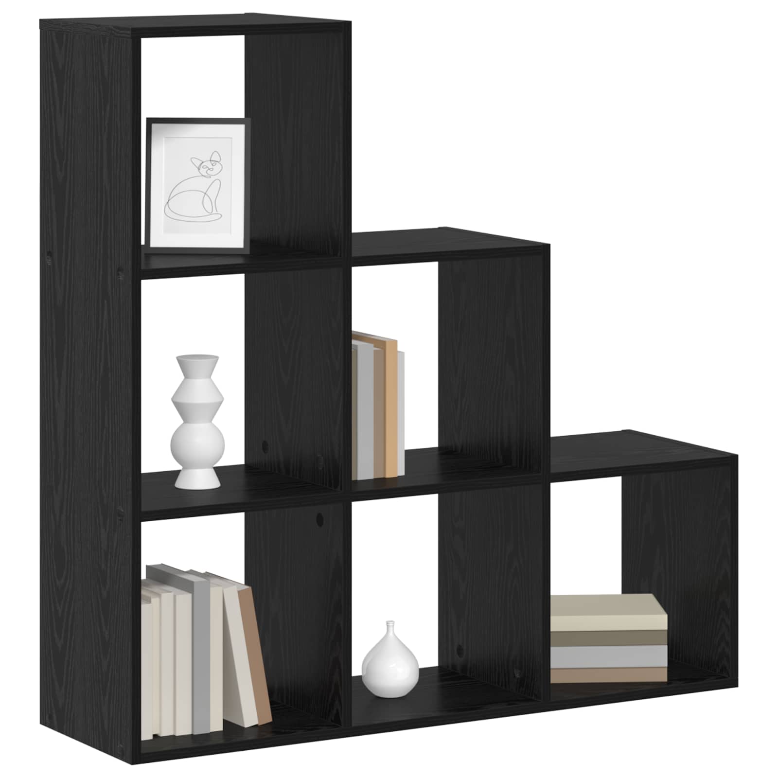 Prekidač za sobu Knjiga Crni hrast 99 x 29 x 99 cm