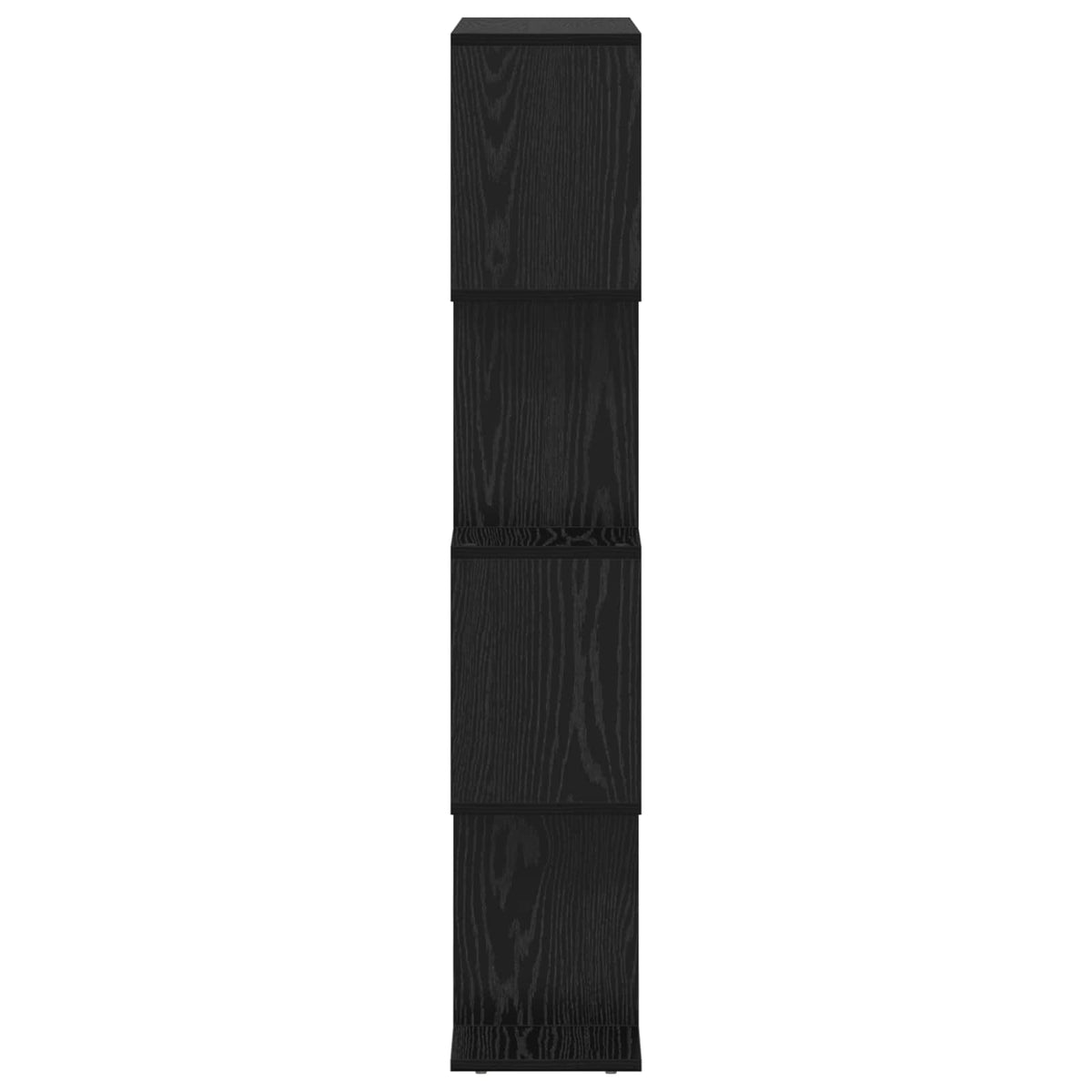 Ormarić za knjige Crni hrast 70 x 24 x 129 cm Konstruirano drvo