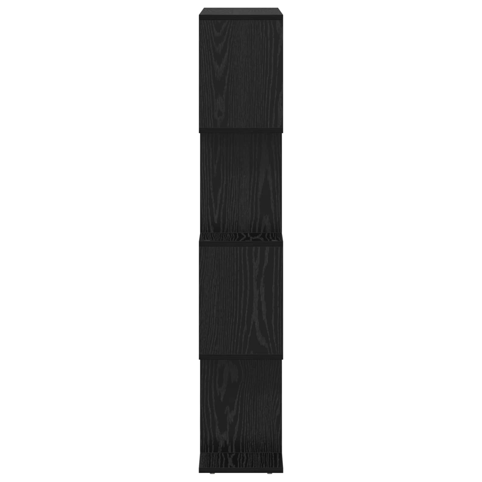 Ormarić za knjige Crni hrast 70 x 24 x 129 cm Konstruirano drvo