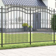 Vrtna Ograda KAMPEN 240 x 202,5 cm Mesh Siva