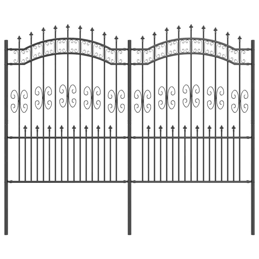Vrtna Ograda KAMPEN 240 x 202,5 cm Mesh Siva