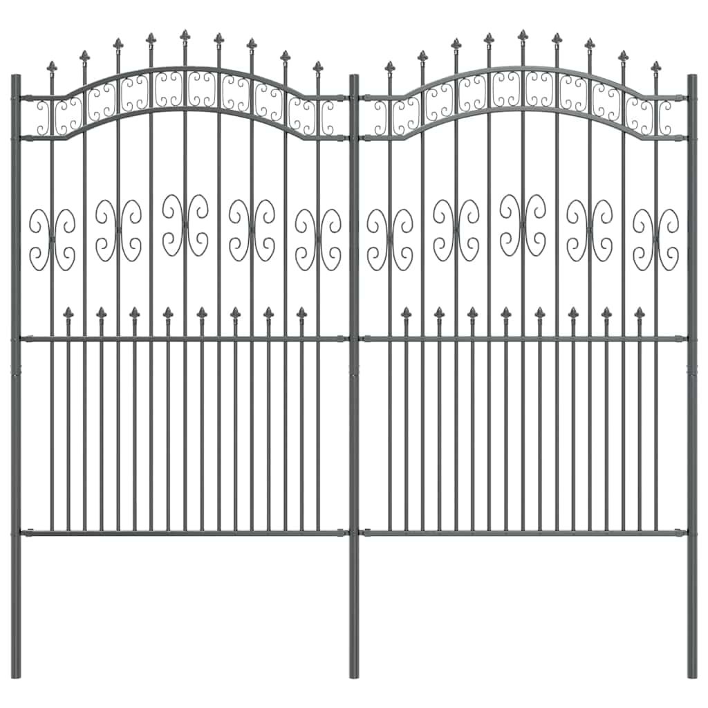 Vrtna Ograda KAMPEN 240 x 228 cm Mesh Siva