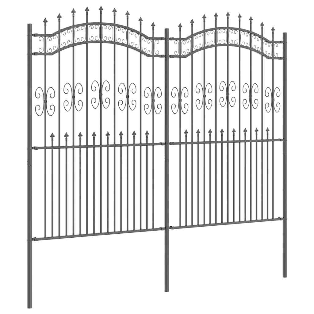 Vrtna Ograda KAMPEN 240 x 228 cm Mesh Siva
