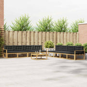 Set vanjskih sofa 9 pcs 79 x 79 x 37 cm Poliester
