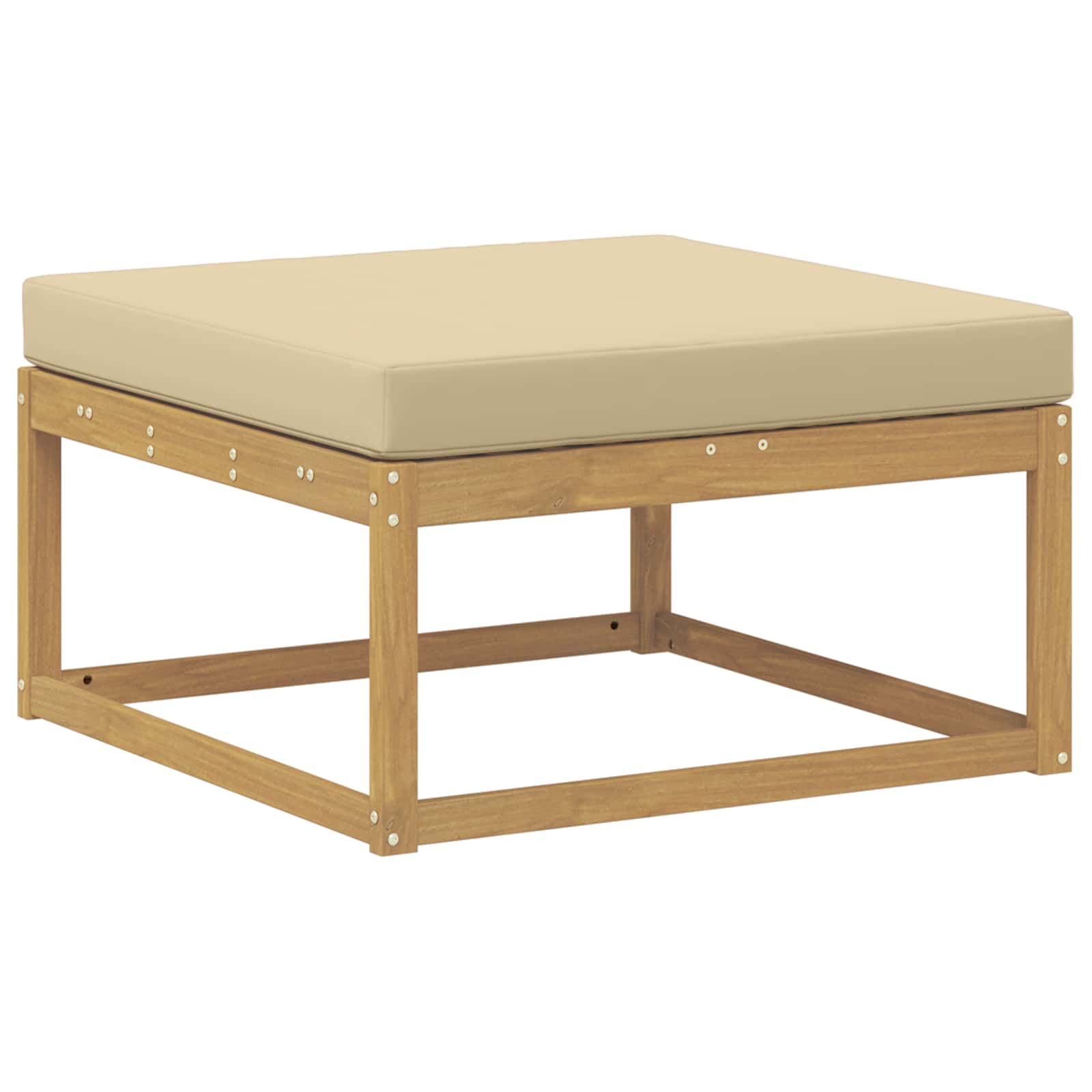 Set vanjskih sofa 7 pcs Bijela i bež