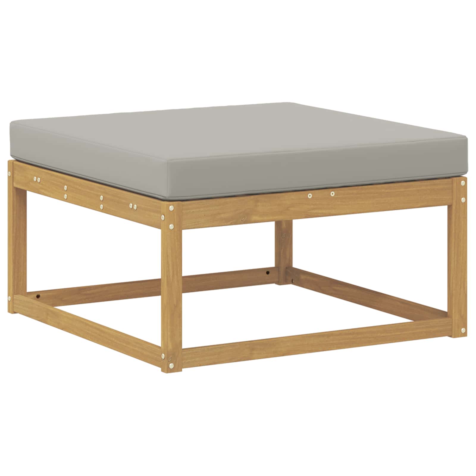 Set vanjskih sofa 7 pcs Bijela i svjetlosiva