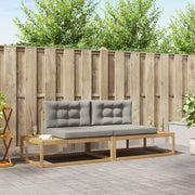 Set vanjskih sofa Bijela 230,5 x 83 x 73 cm Poliester