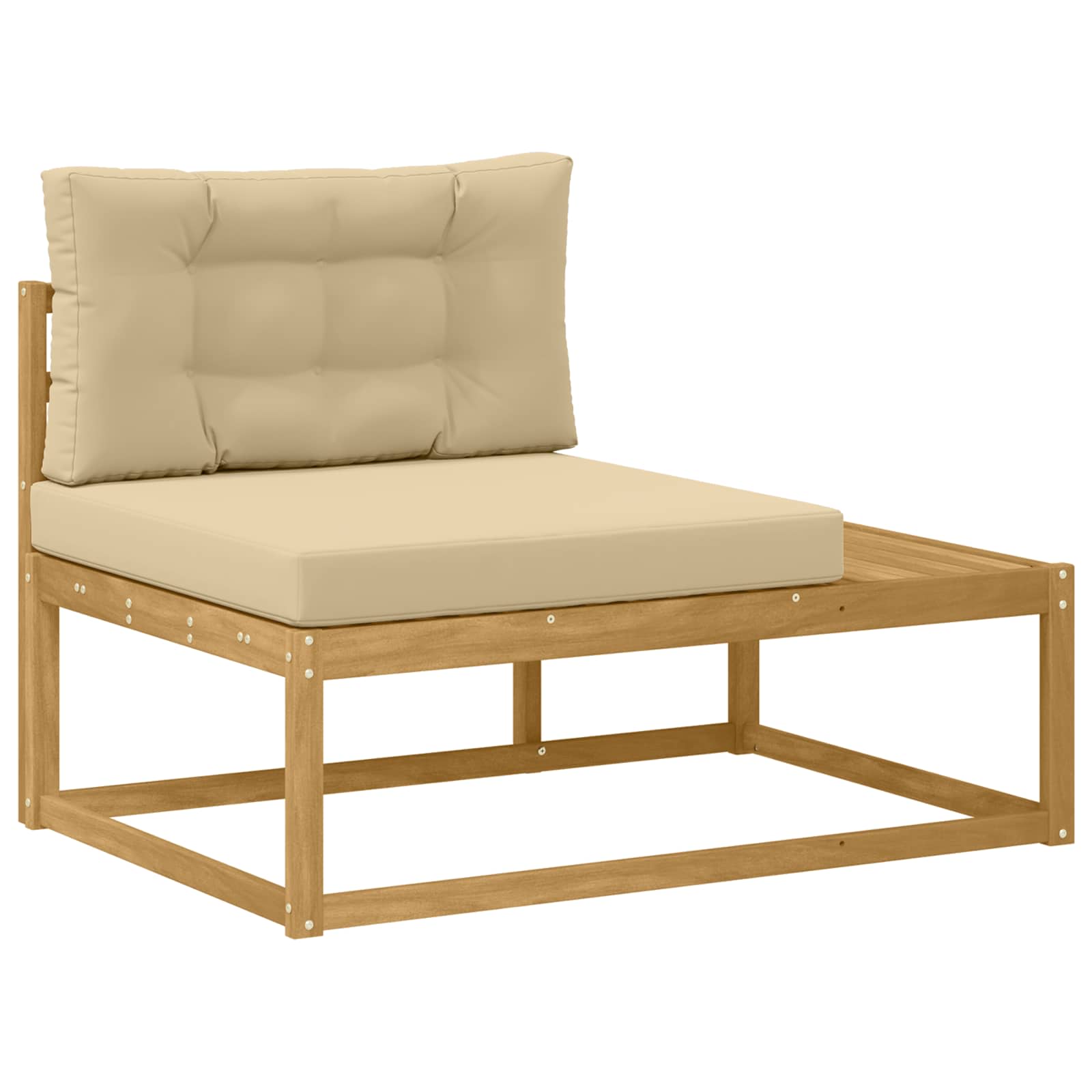 Set vanjskih sofa Bijela 230,5 x 83 x 73 cm Poliester