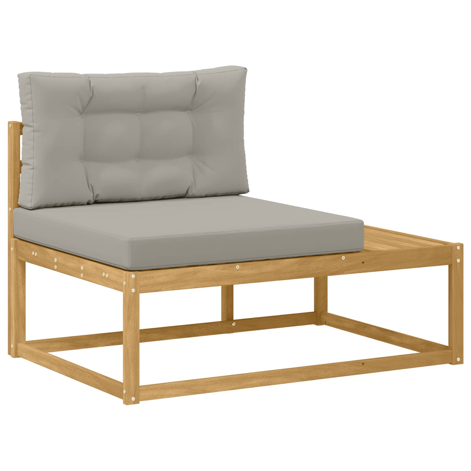 Set vanjskih sofa Bijela 277,5 x 198,5 x 73 cm Poliester