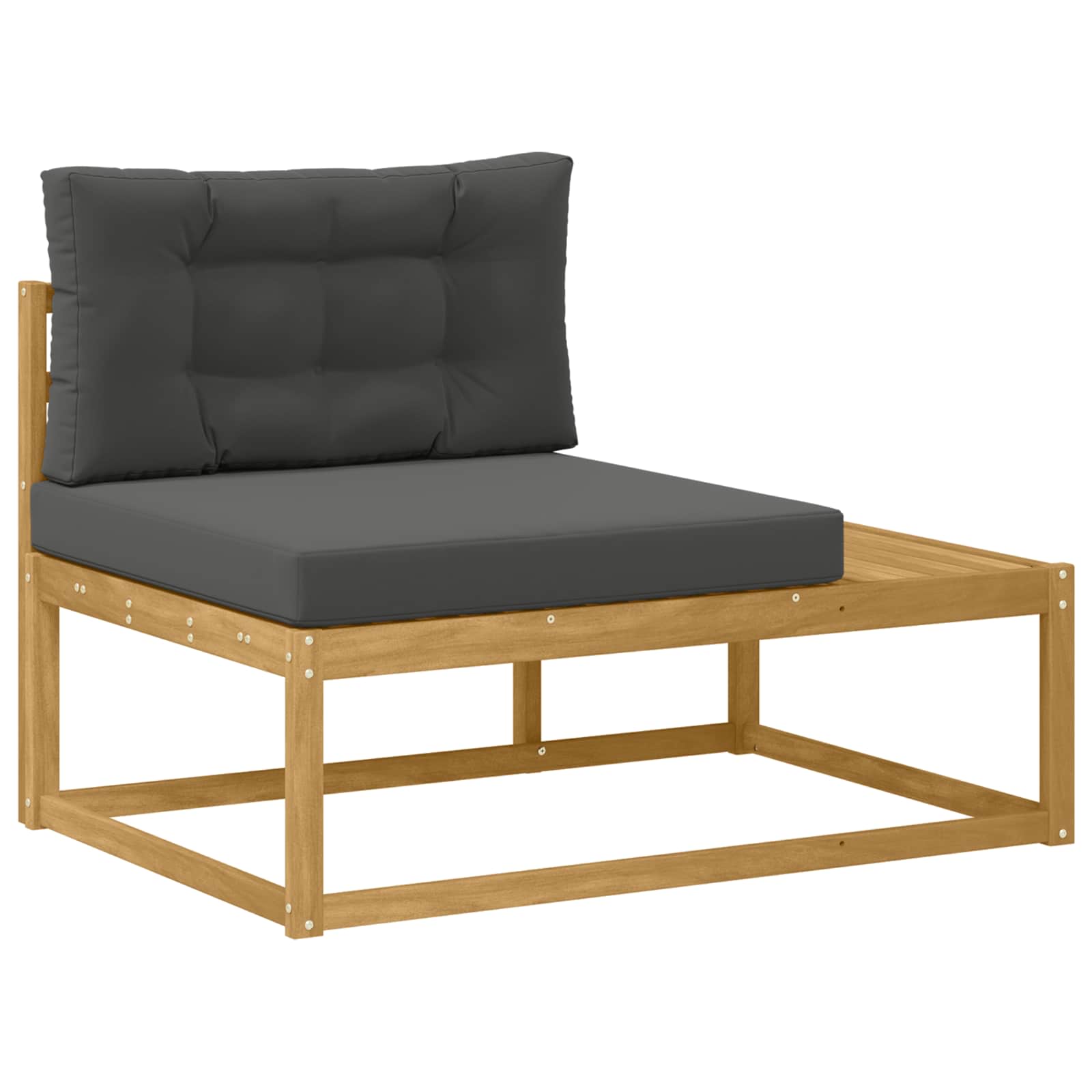 Set vanjskih sofa Bijela 357 x 198,5 x 73 cm Poliester