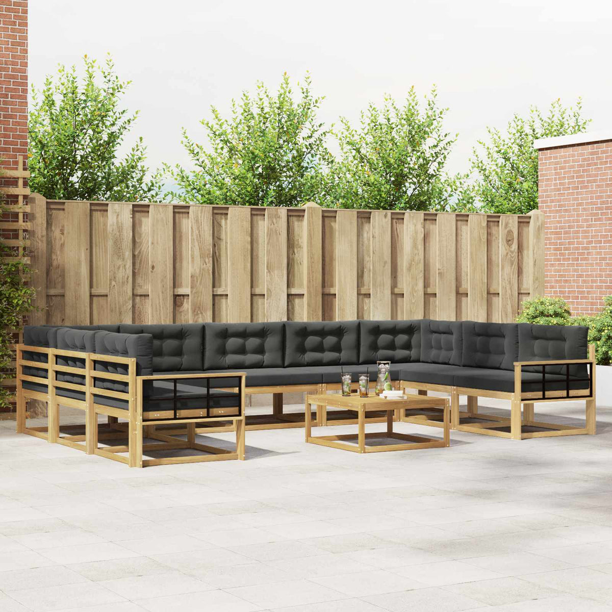 Set vanjskih sofa 10 kom.
