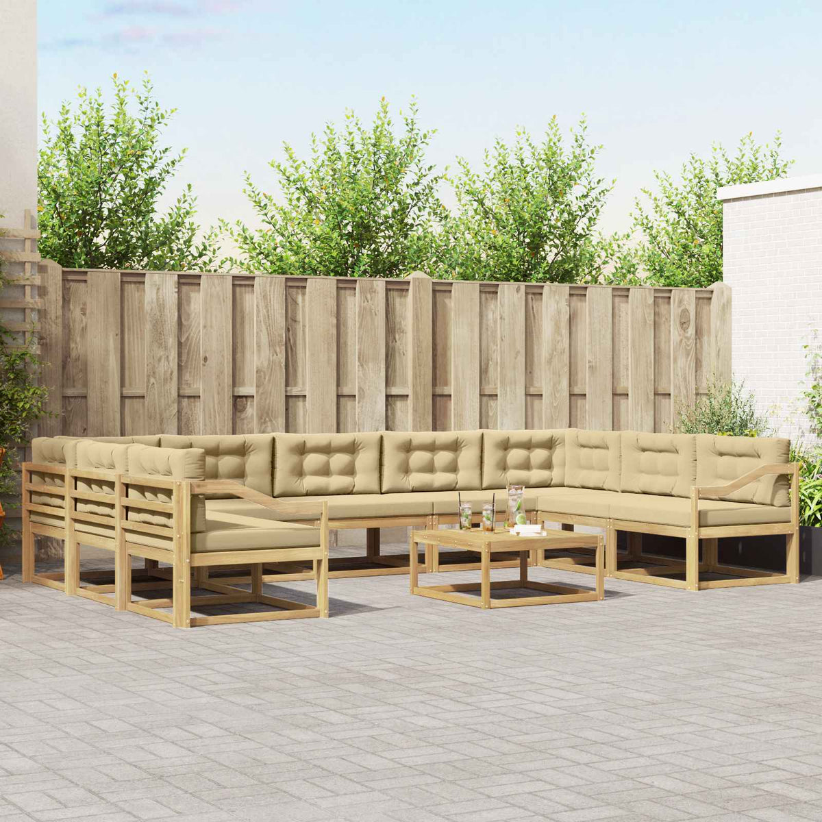 Set vanjskih sofa 10 kom.