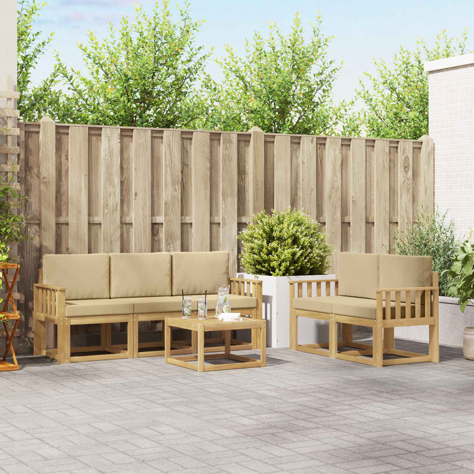Set vanjskih sofa 6 pcs