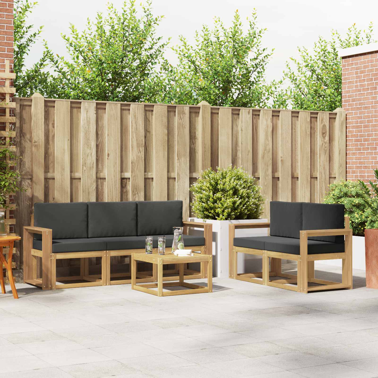 Set vanjskih sofa 6 pcs