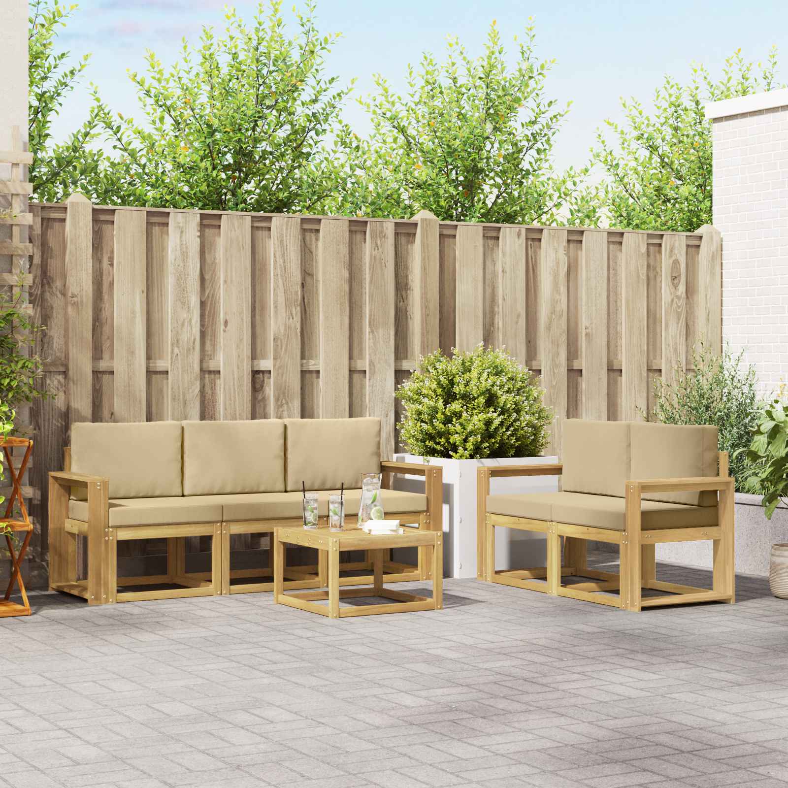 Set vanjskih sofa 6 pcs