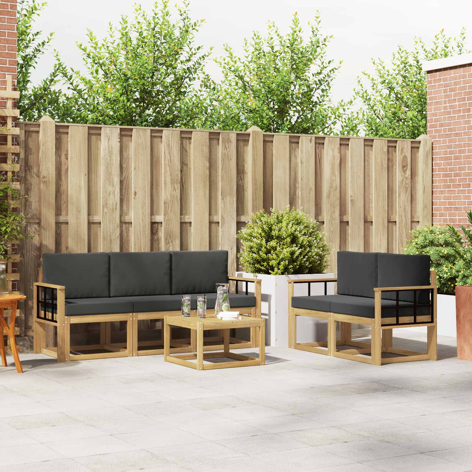 Set vanjskih sofa 6 pcs
