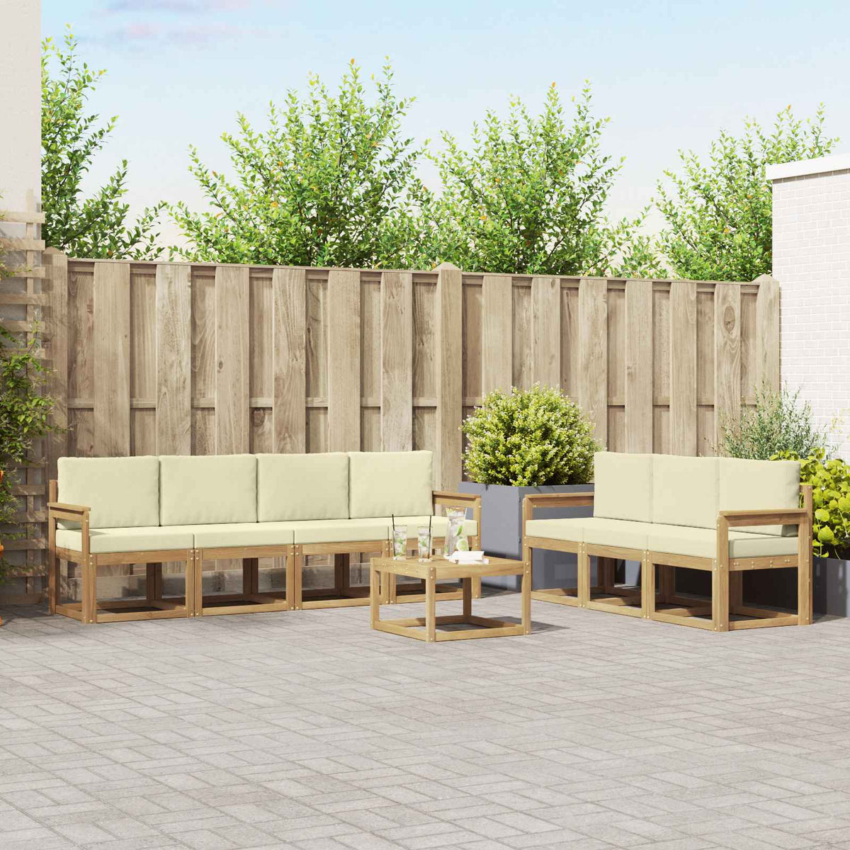 Set vanjskih sofa 7 pcs