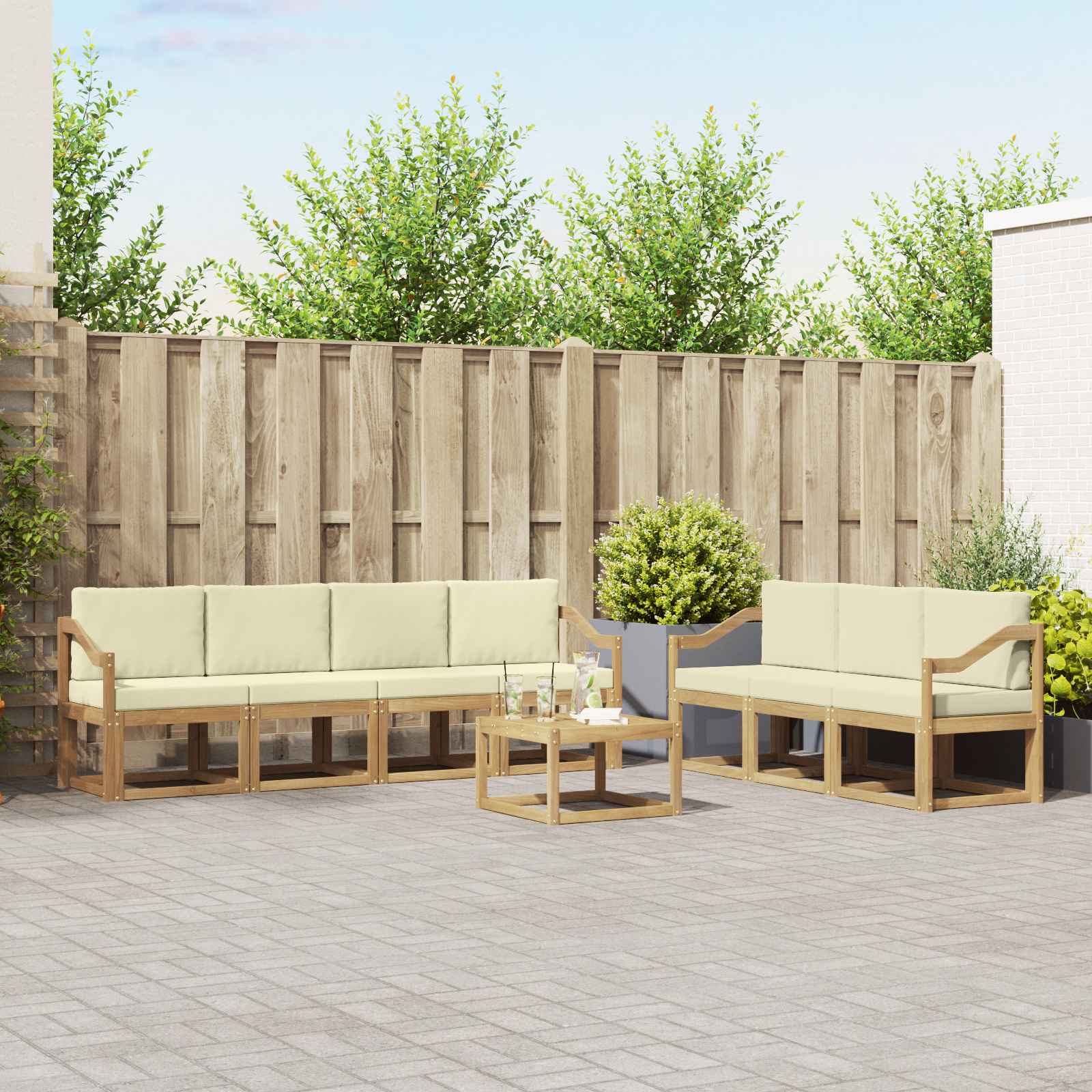Set vanjskih sofa 7 pcs