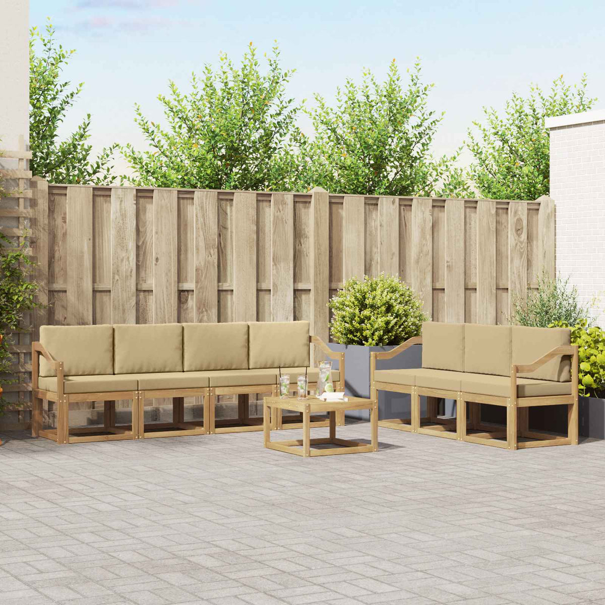 Set vanjskih sofa 7 kom.