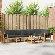 Set vanjskih sofa s jastukom 7 pcs Poliester