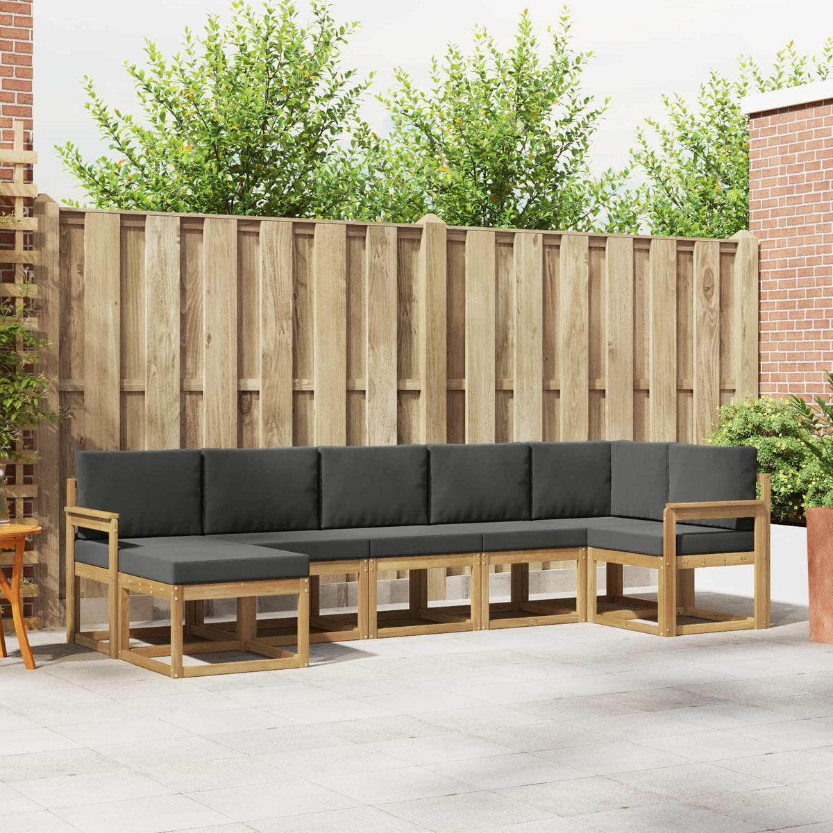 Set vanjskih sofa 7 kom. Poliester