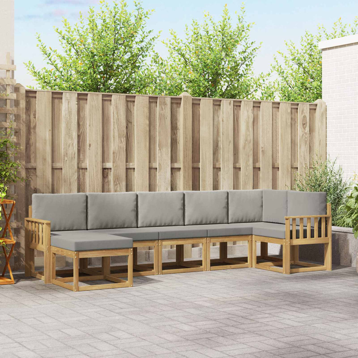 Set vanjskih sofa 7 kom. Poliester