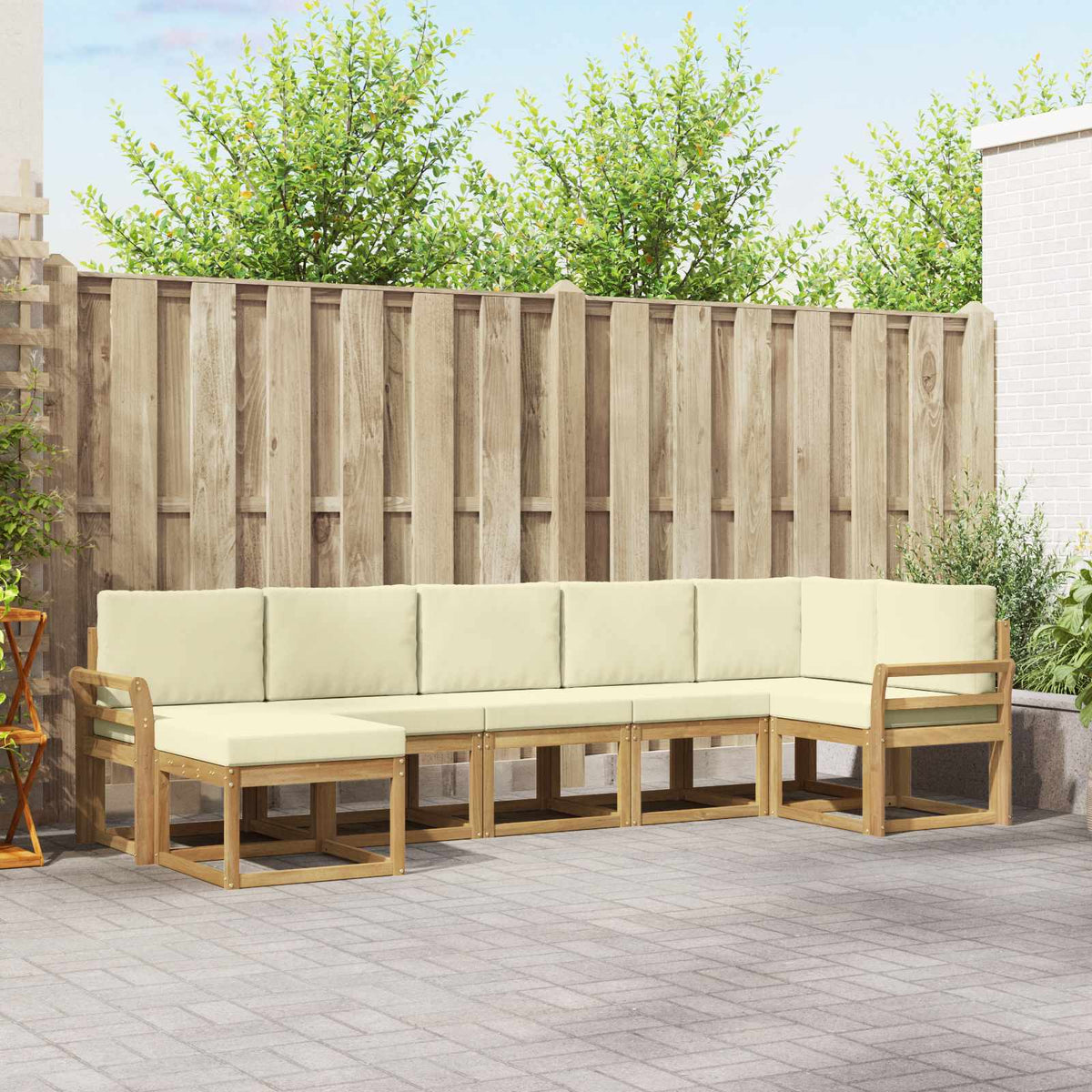 Set vanjskih sofa 7 kom. Poliester