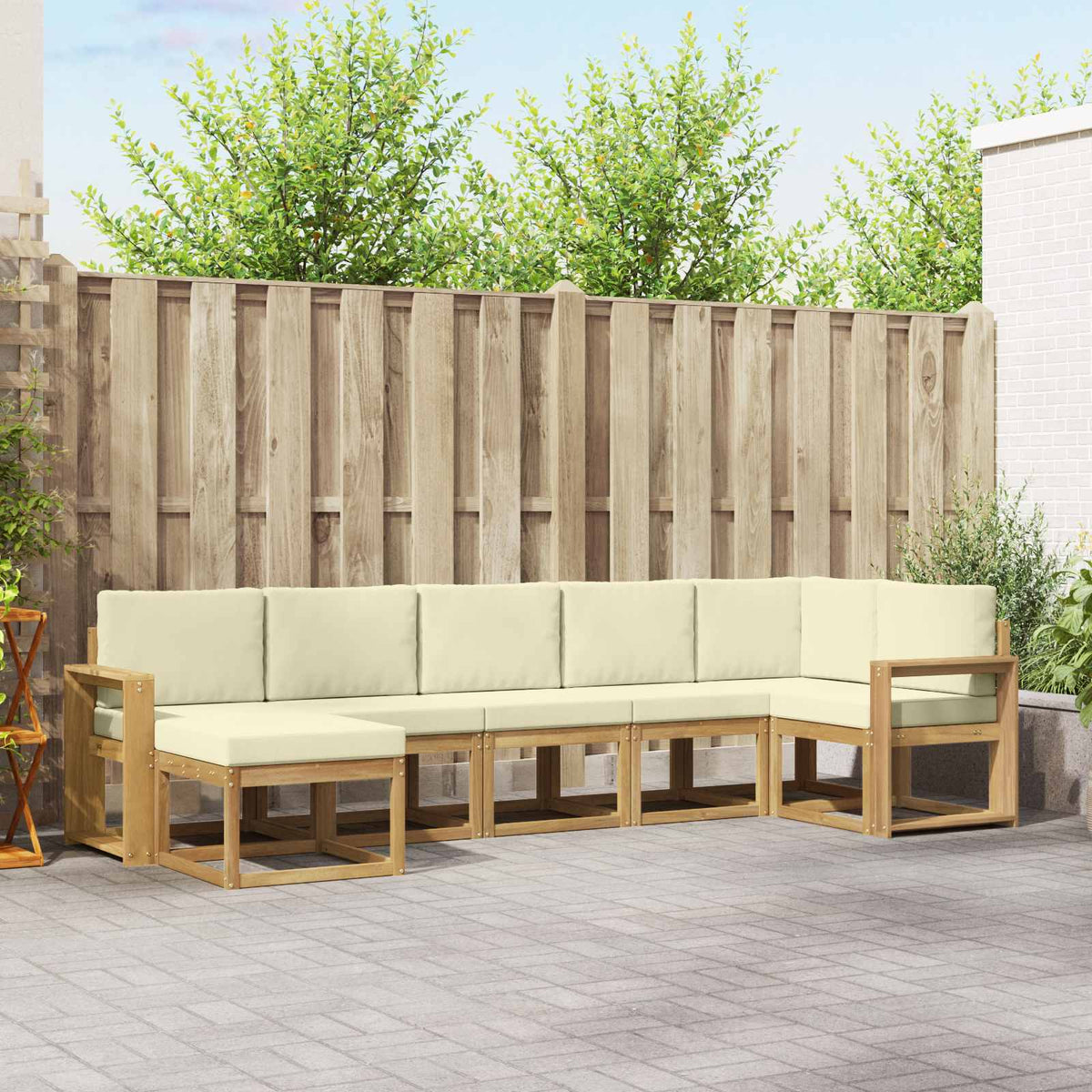 Set vanjskih sofa 7 kom. Poliester