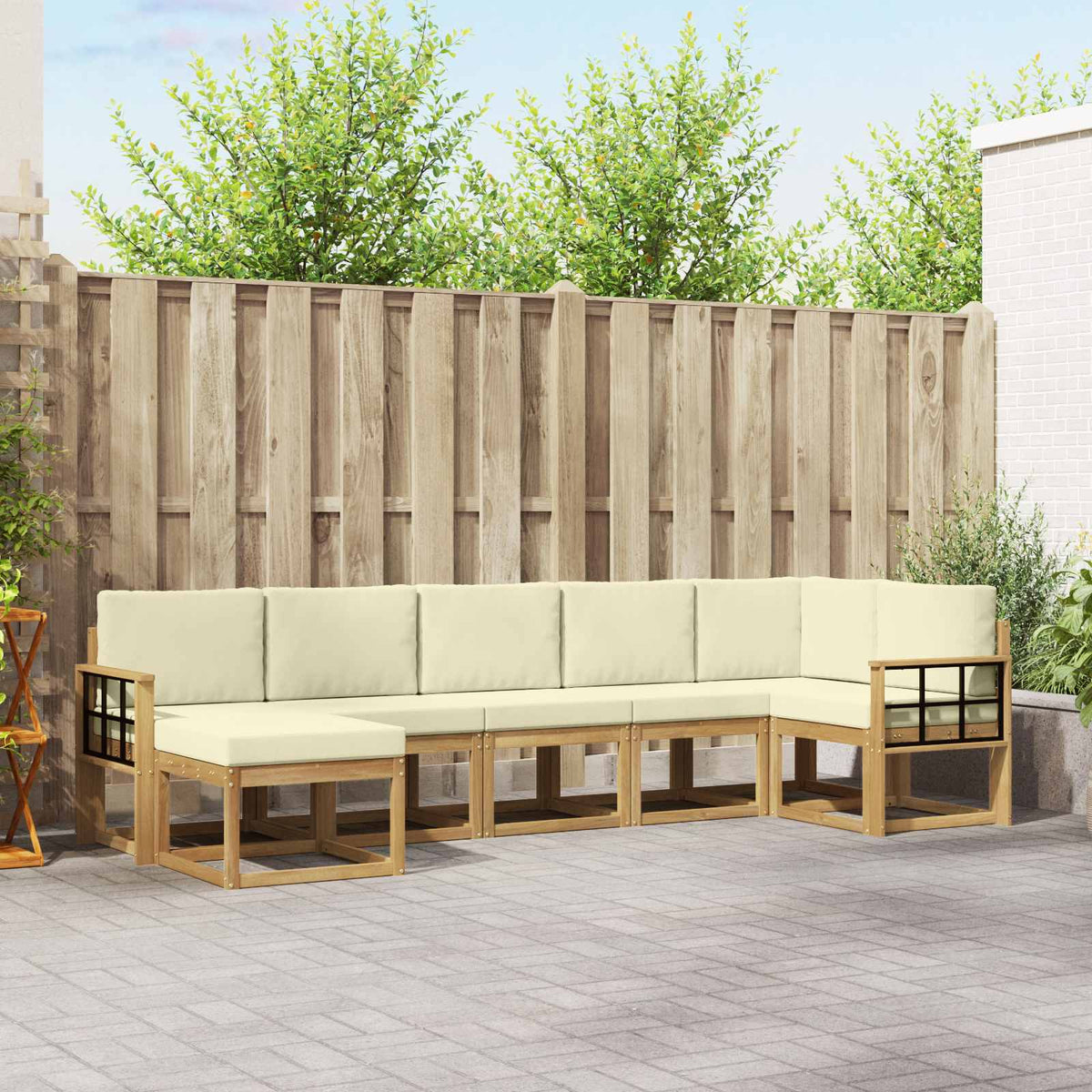 Set vanjskih sofa 7 kom. Poliester