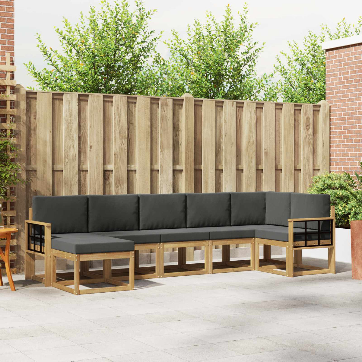 Set vanjskih sofa 7 kom. Poliester