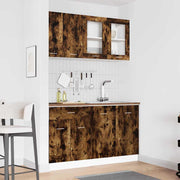 Set kuhinjskih ormarića s ladicama Lyon 4 pcs Dimljeni hrast