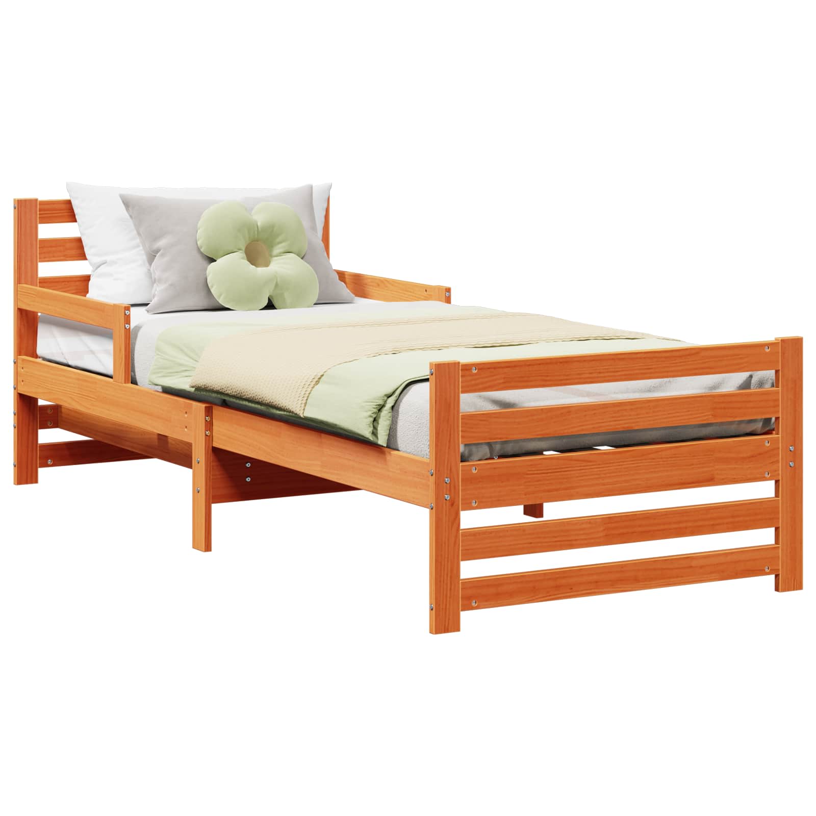 Krevetna konstrukcija Vosak smeđa 80 x 200 cm Konstruirano drvo