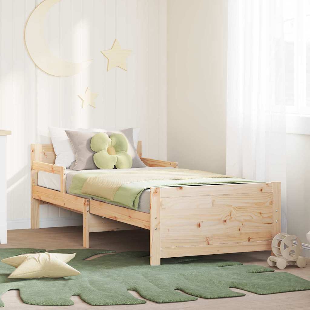 Krevetna konstrukcija Smeđa 80 x 200 cm Konstruirano drvo