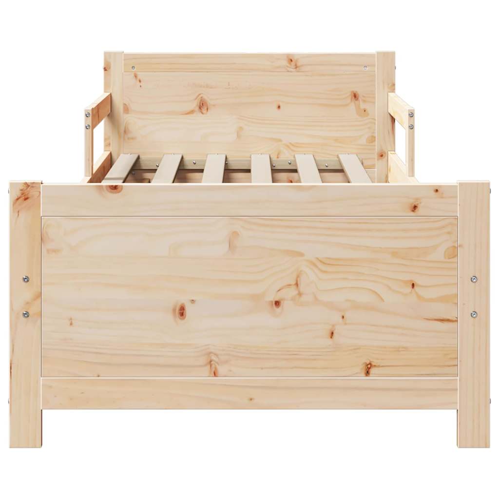 Krevetna konstrukcija Smeđa 80 x 200 cm Konstruirano drvo