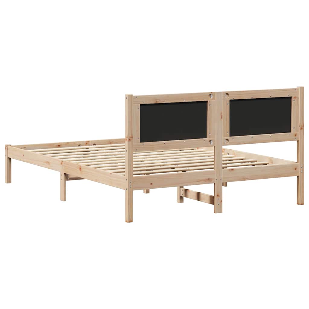 Krevetna konstrukcija s uzglavljem Svijetlo siva 150 x 200 cm