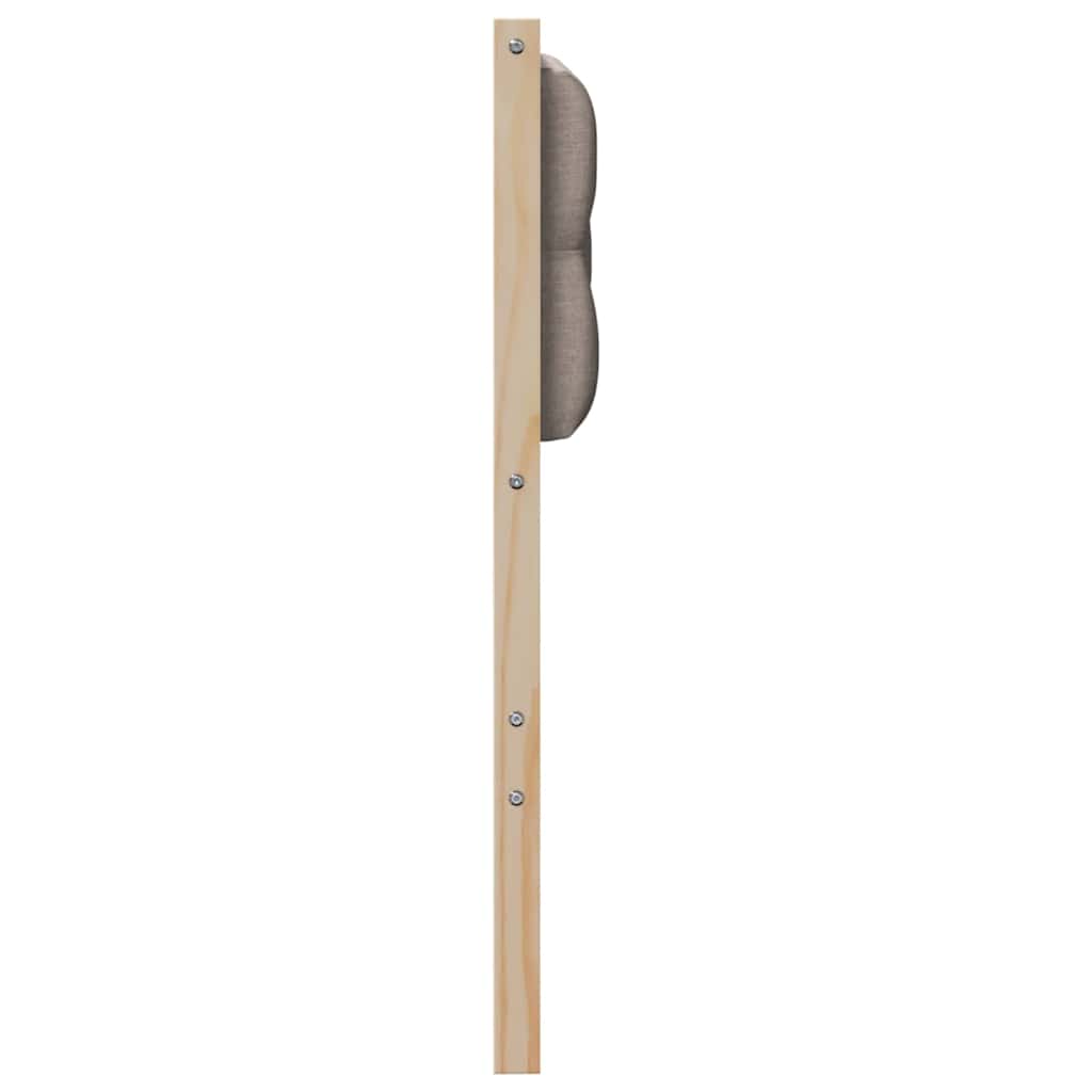 Uzglavlje Ostalo Smeđa i taupe 135 cm Masivna borovina