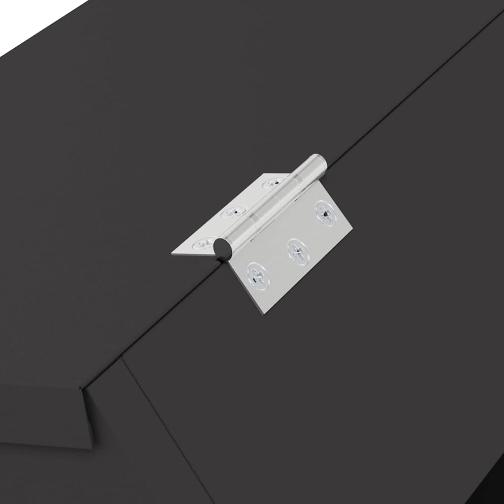 Hranilica za zečeve Crna 64.5 x 25.5 x 45.5 cm