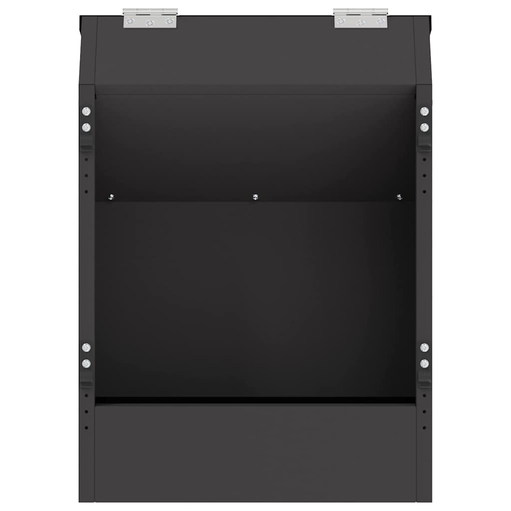 Hranilica za zečeve Crna 64.5 x 25.5 x 45.5 cm