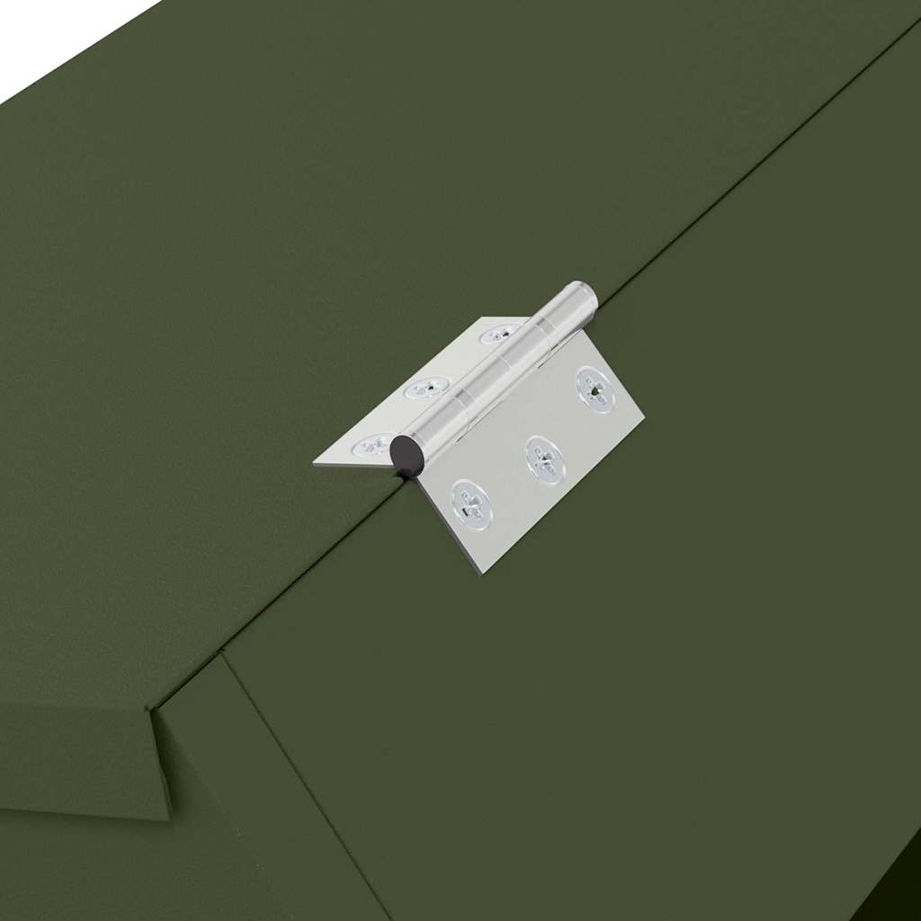 Hranilica za zečeve Maslinasto zelena 64.5 x 25.5 x 45.5 cm