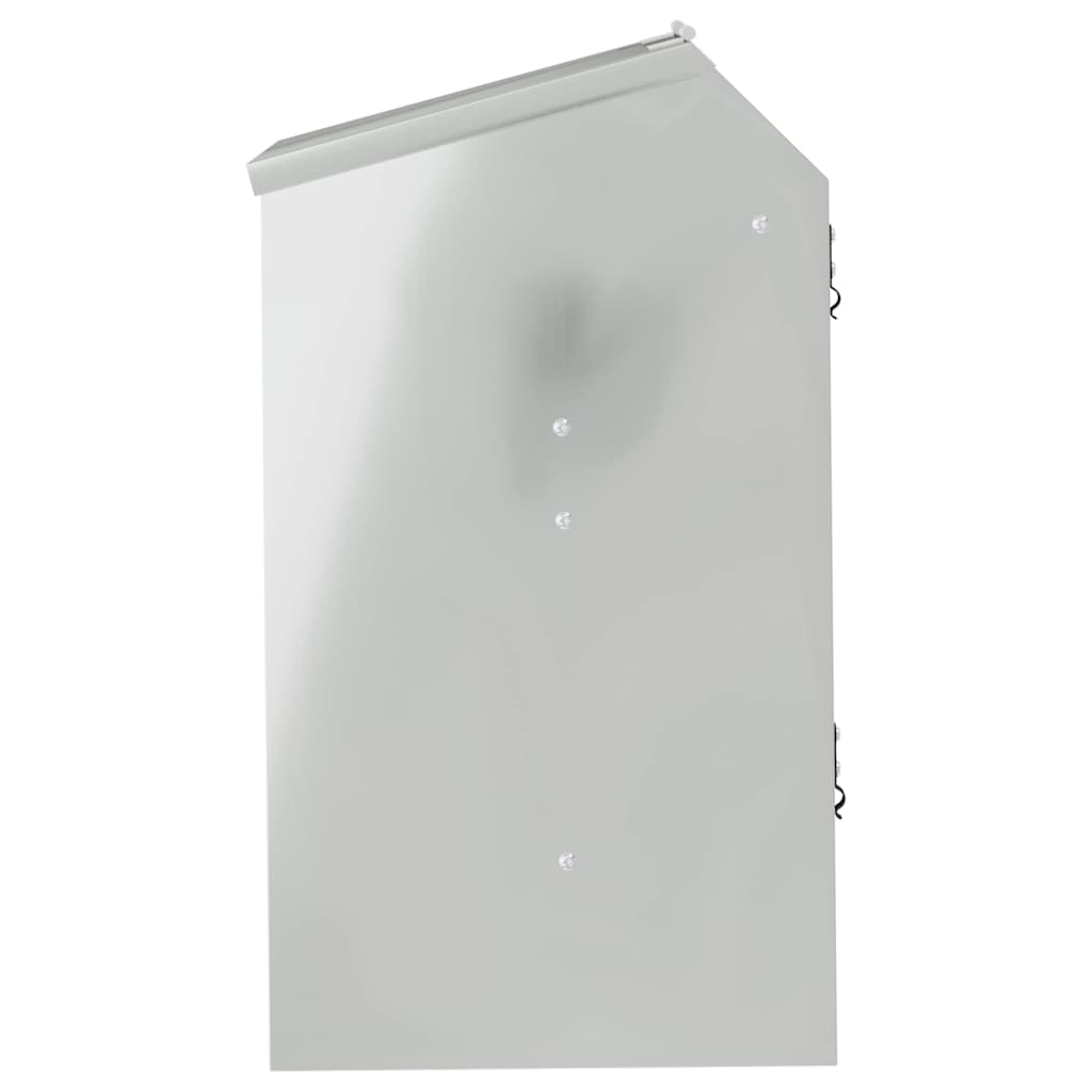 Hranilica za zečeve Srebrno 64.5 x 25.5 x 45.5 cm Cinkani čelik