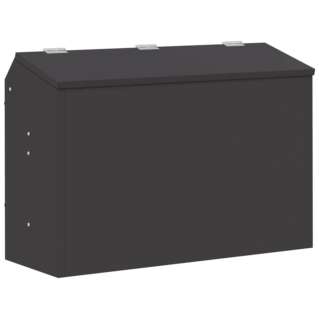 Hranilica za zečeve Crna 64.5 x 25.5 x 45.5 cm