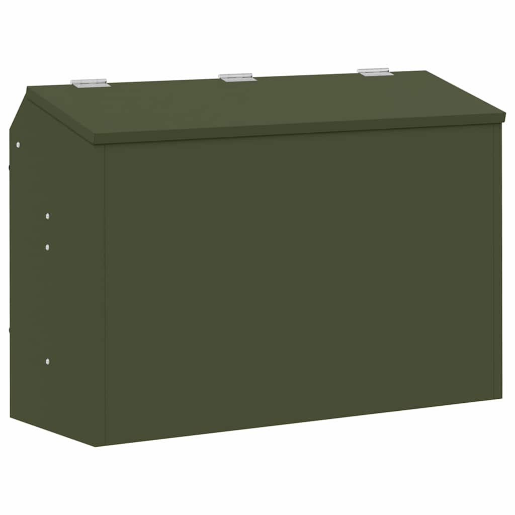 Hranilica za zečeve Maslinasto zelena 64.5 x 25.5 x 45.5 cm
