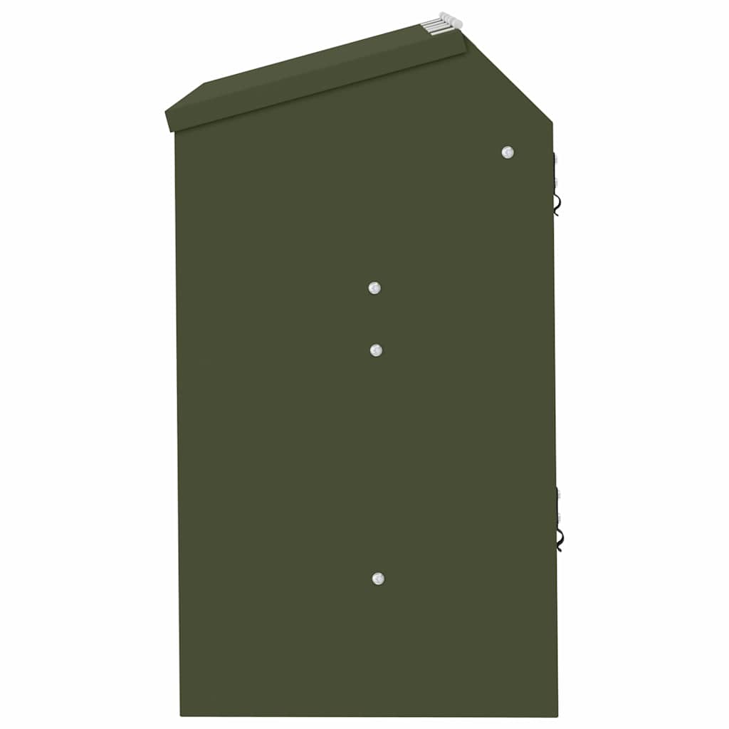 Hranilica za zečeve Maslinasto zelena 64.5 x 25.5 x 45.5 cm