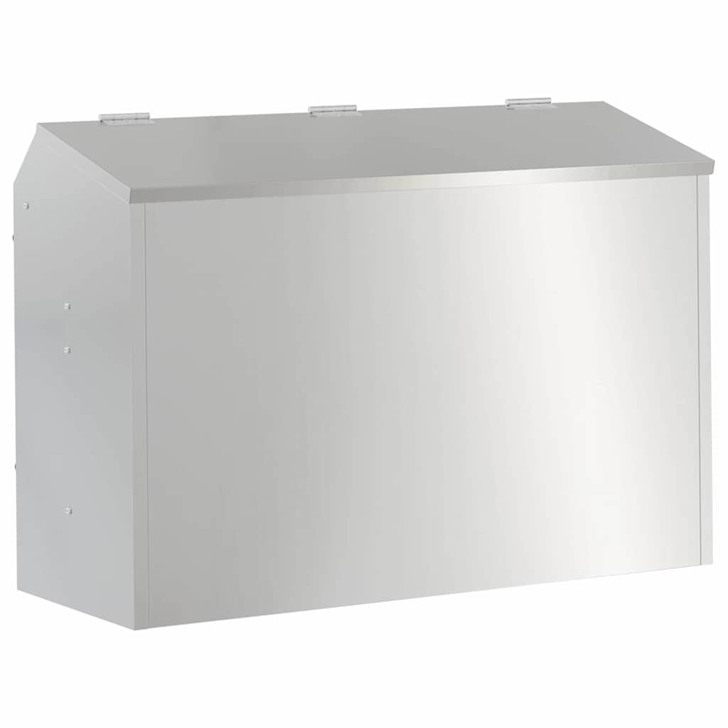Hranilica za zečeve Srebrno 64.5 x 25.5 x 45.5 cm Cinkani čelik